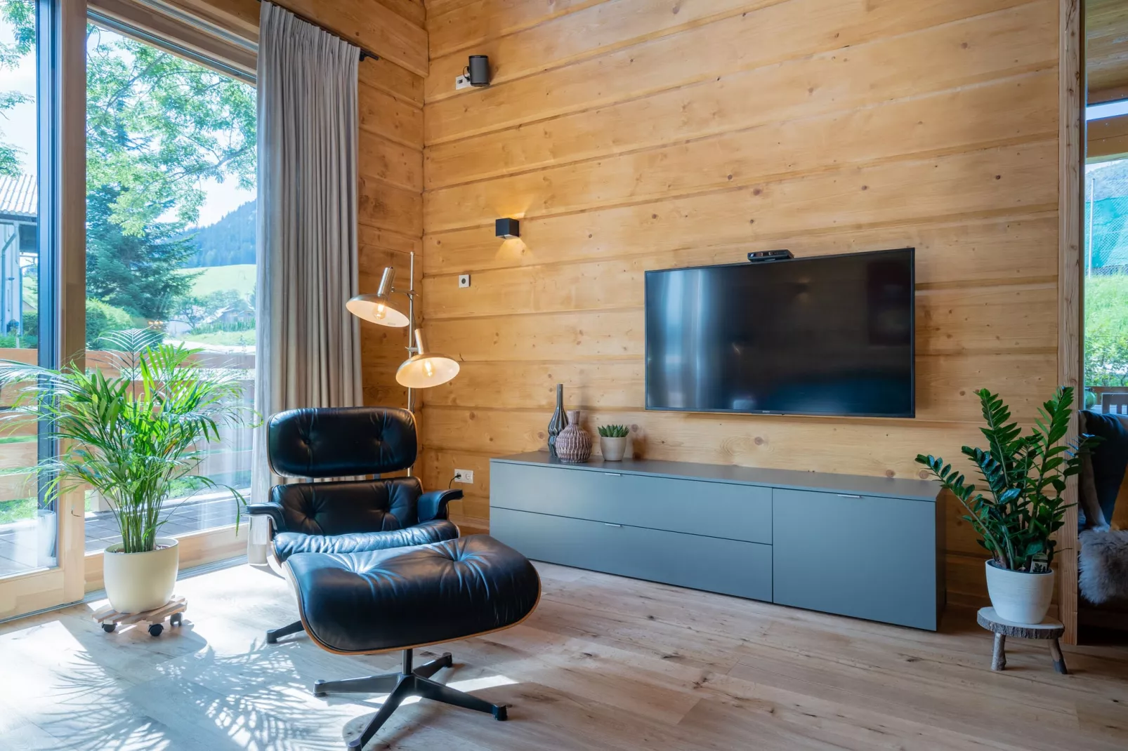 Holzchalet Tauplitz - Woonkamer