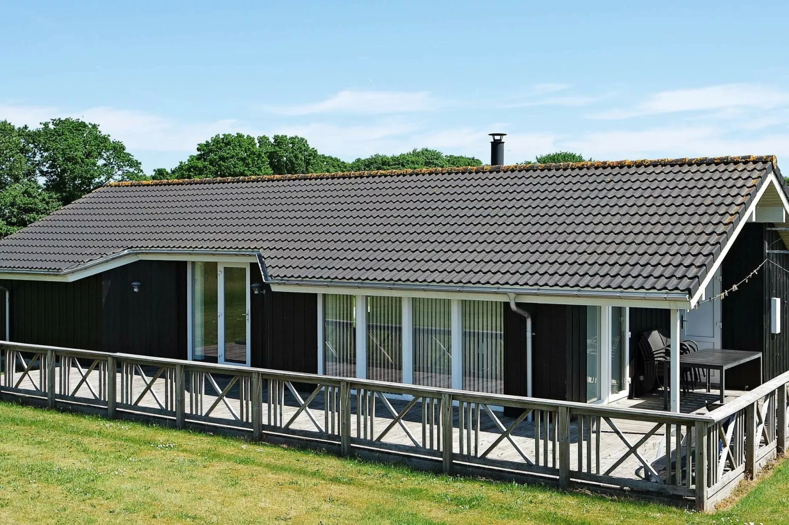 Stijlvol vakantiehuis in de buurt van de zee in Storvorde-Buitenlucht