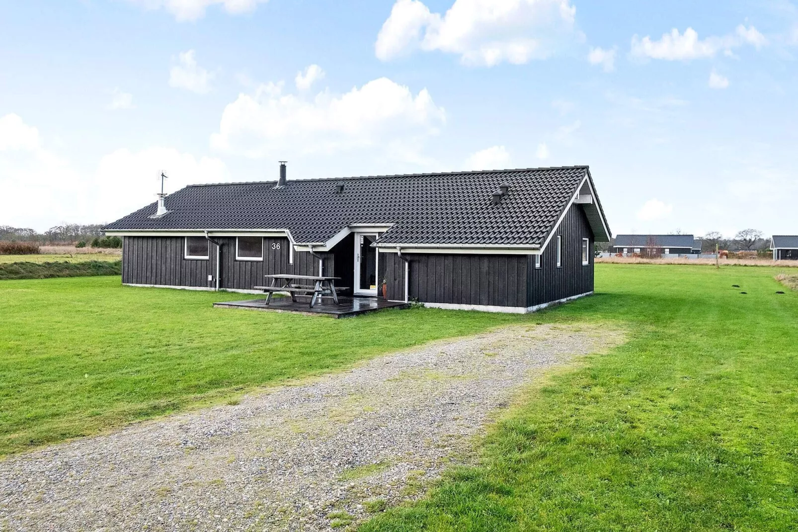 Stijlvol vakantiehuis in de buurt van de zee in Storvorde-Buitenlucht