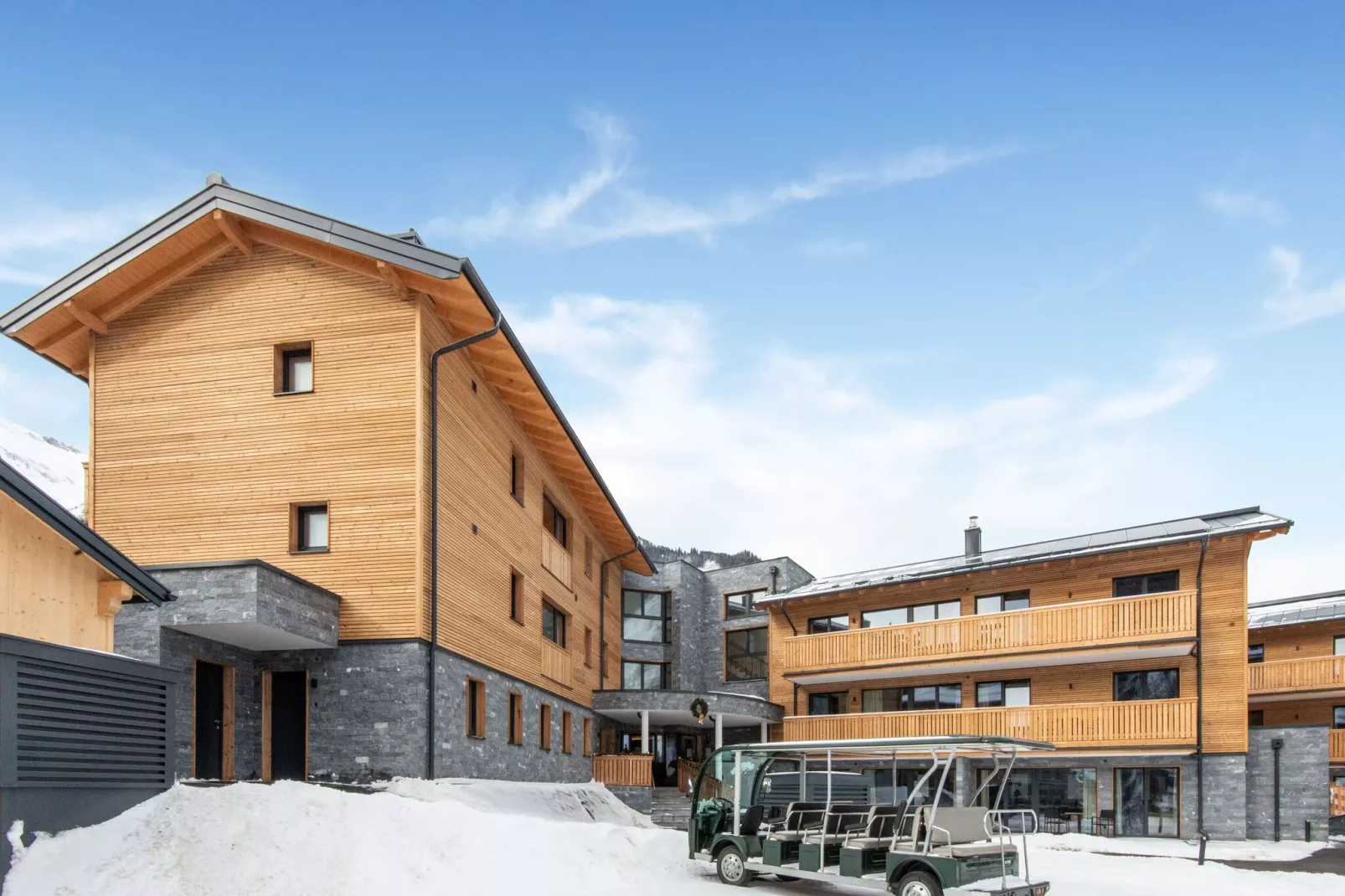 Golden Lodges Type 50 - APP 4 pers - Exterieur winter