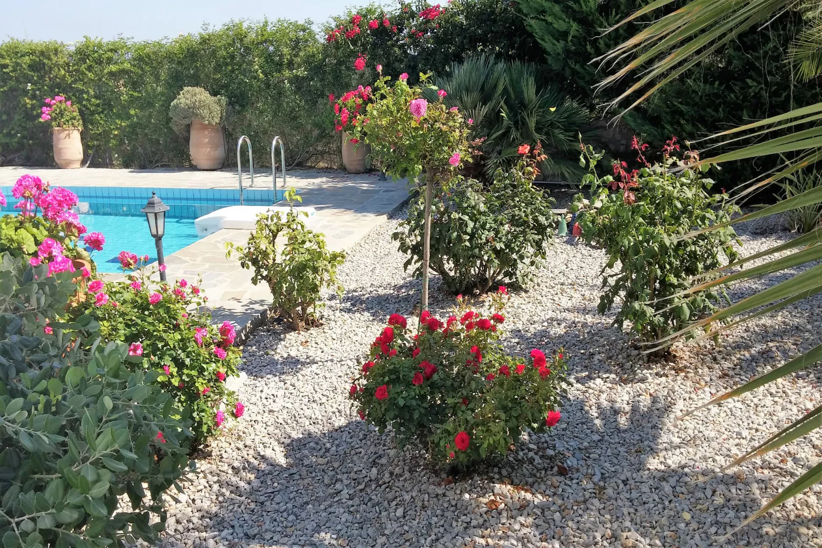 Villa Estia-Tuinen zomer