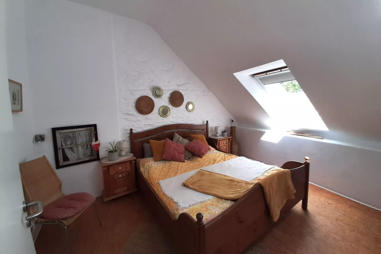 Ferienwohnung Himmelshöh im Hof der Möglichkeiten-Slaapkamer