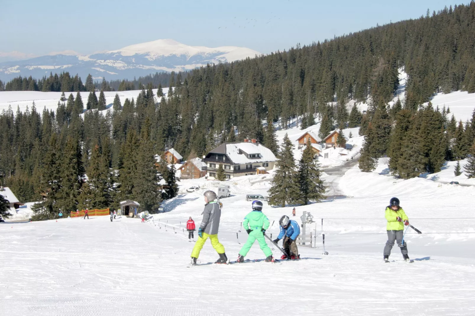 Almdorf Weinebene XL-Gebied winter 1km