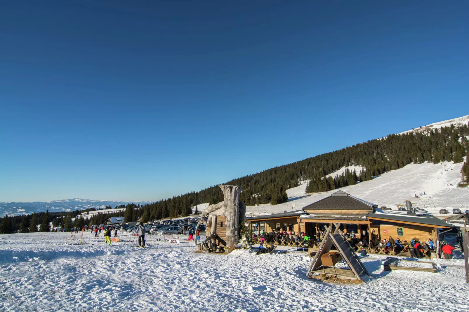 Almdorf Weinebene XL-Gebied winter 1km