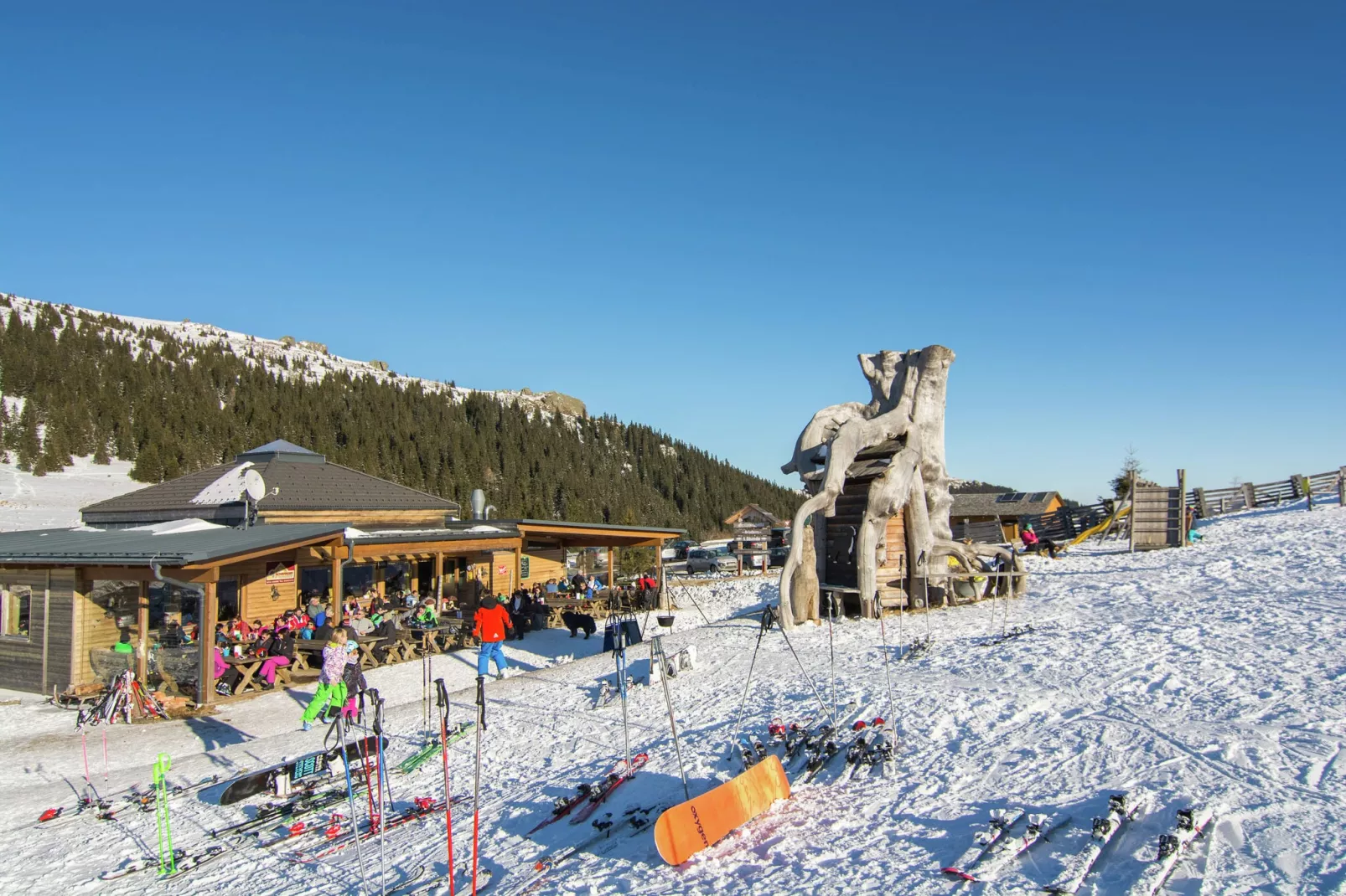 Almdorf Weinebene XL-Gebied winter 1km