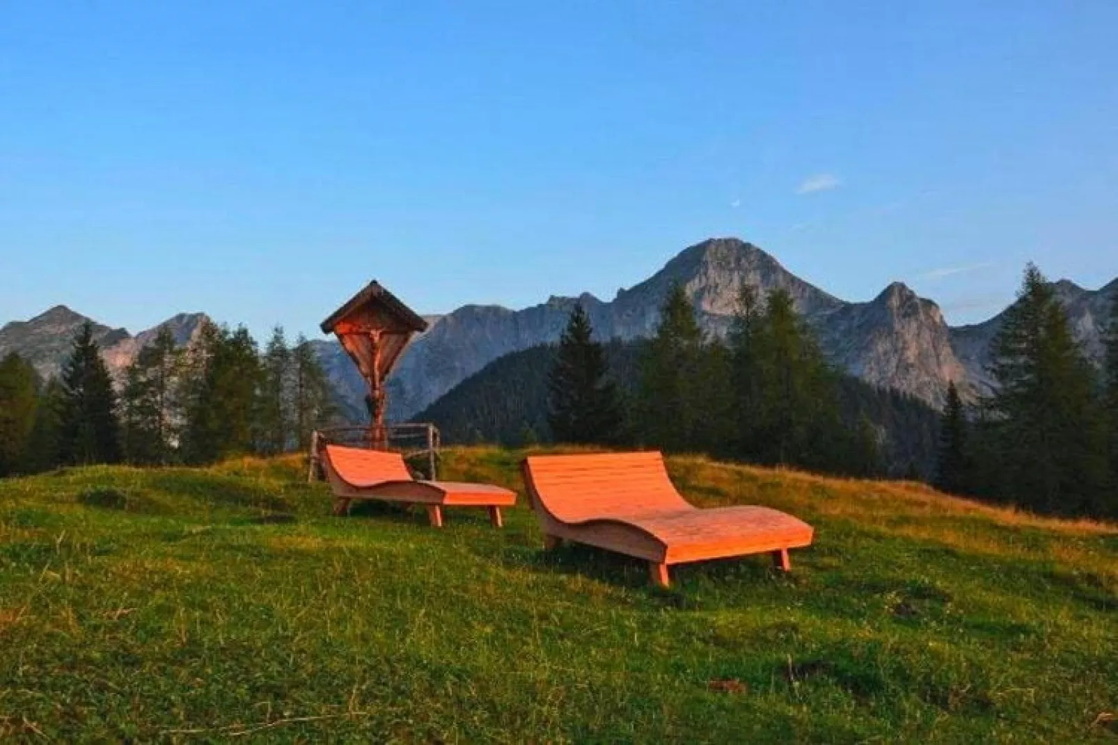 Chalet Steinbock, St. Martin am Tennengebirge-Uitzicht zomer