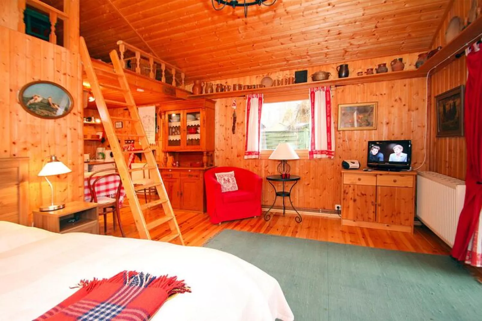Kleines Ferienhaus am Müggelsee-Slaapkamer