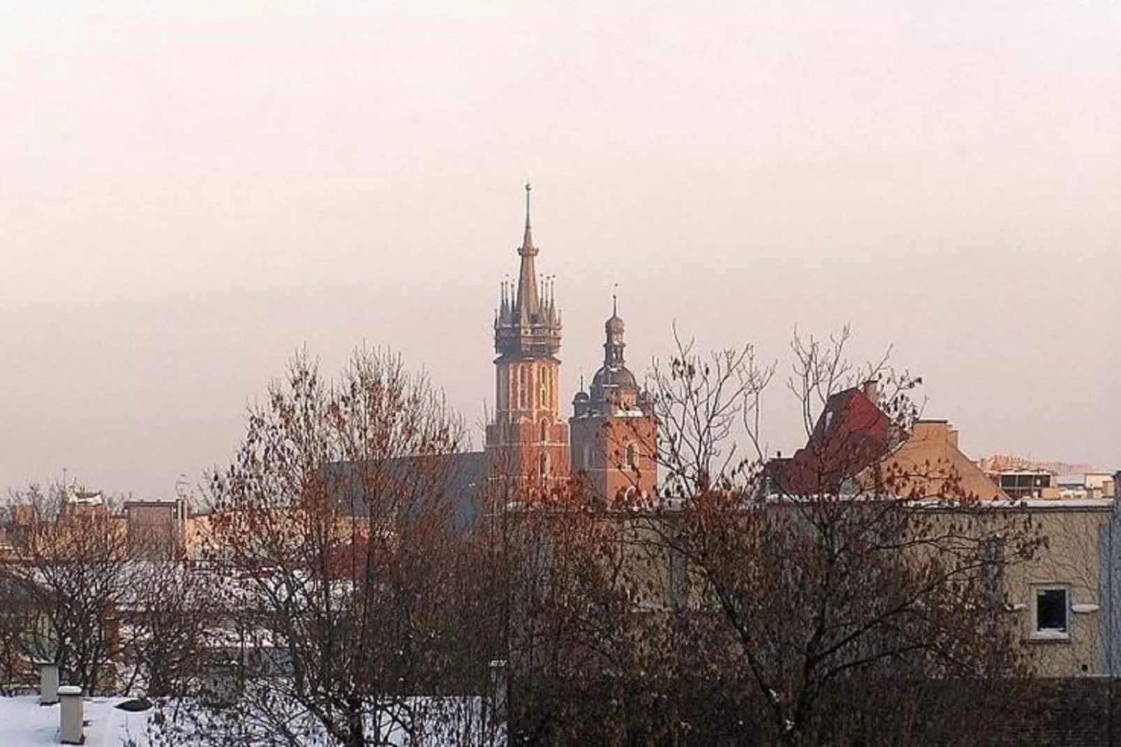 Lovely Krakow-Uitzicht winter