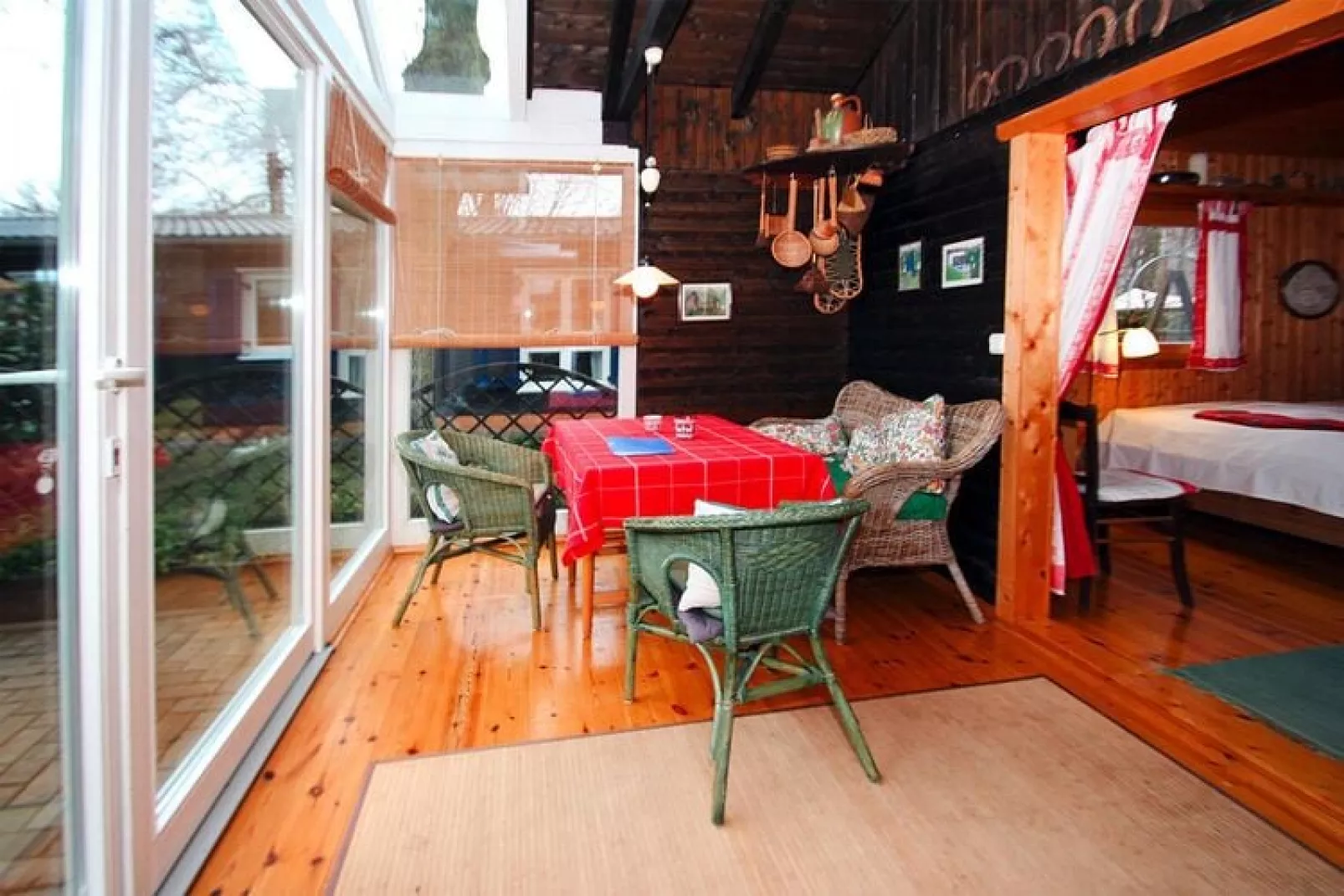 Kleines Ferienhaus am Müggelsee-Terras