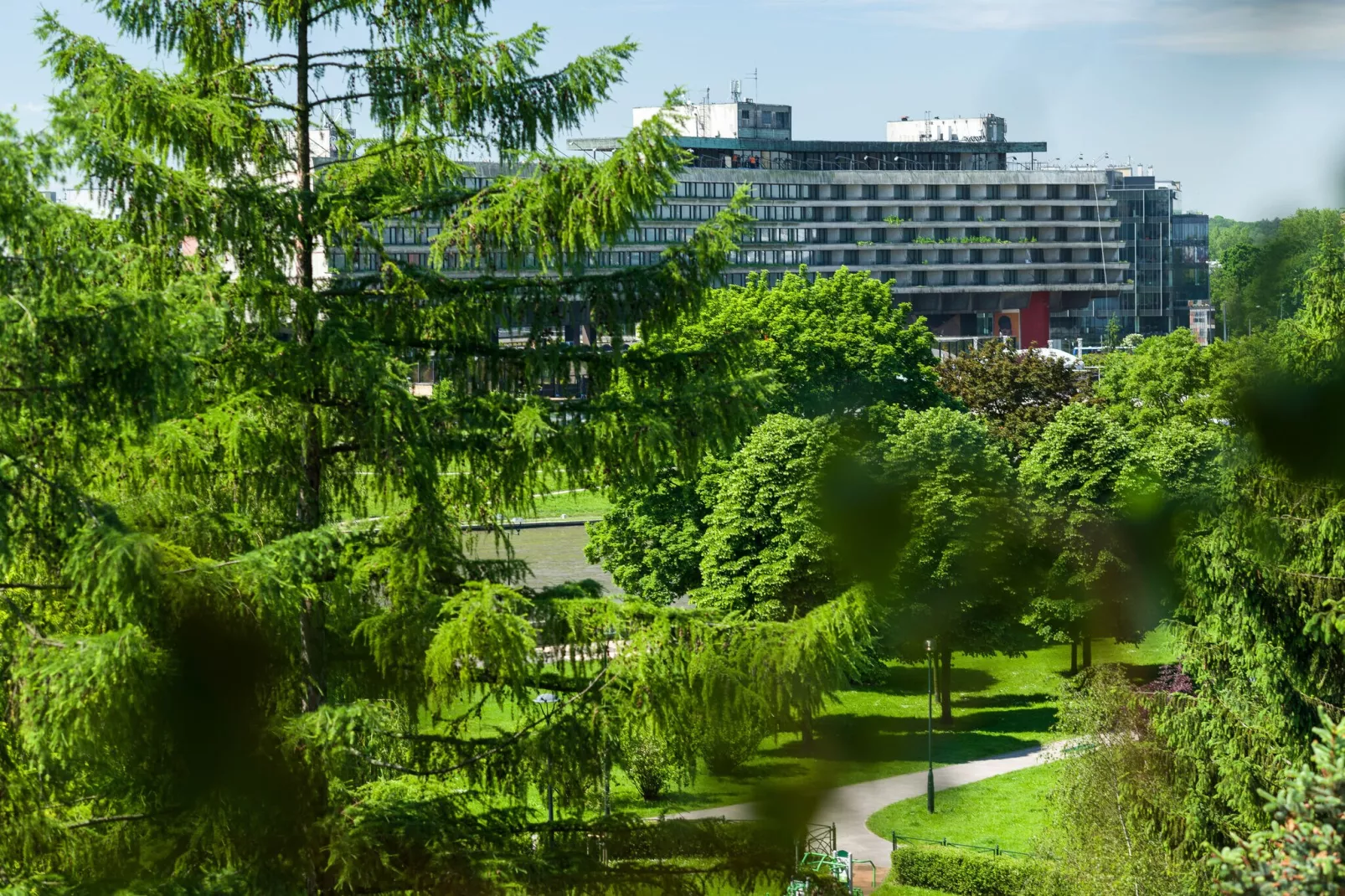 Rainbow apartment-Uitzicht zomer