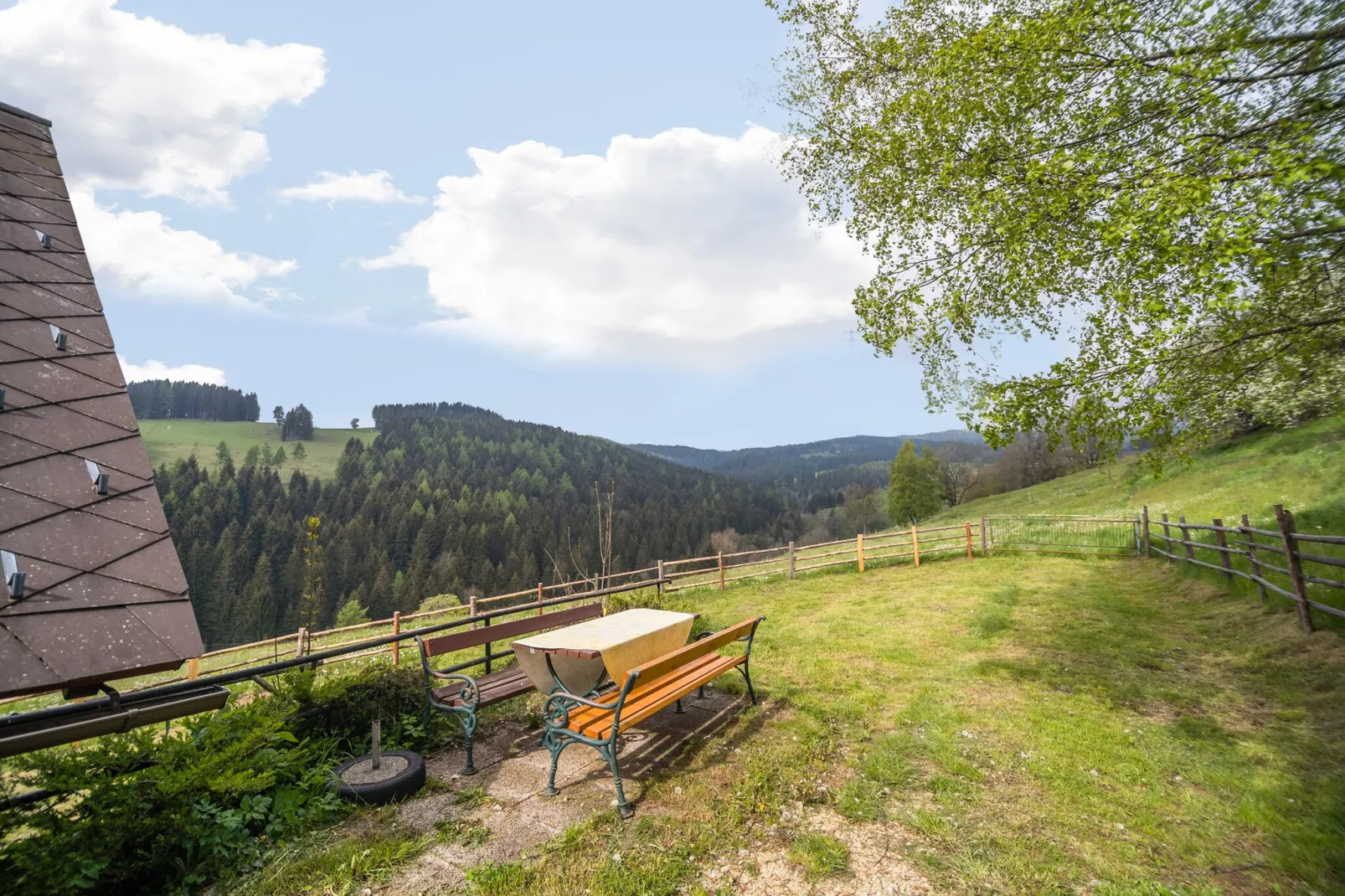 Schröllhütte-Uitzicht zomer