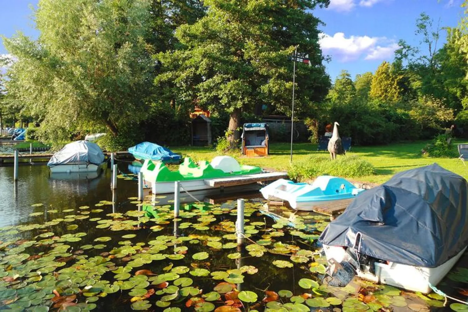 Reihenhaus am Müggelsee-Tuinen zomer