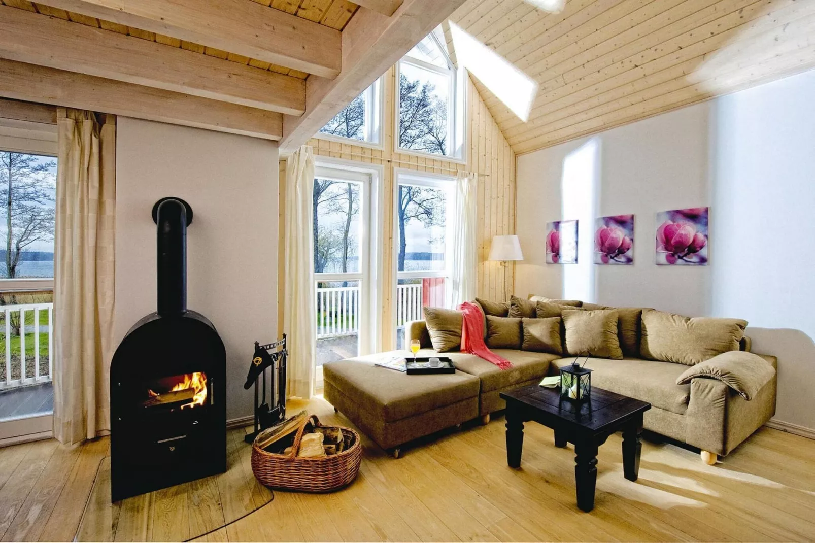 Ferienwohnung Bornholm im Schlosspark-Woonkamer