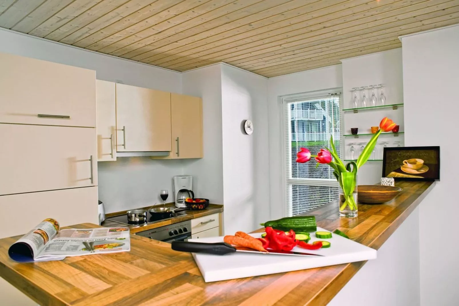 Ferienwohnung Møn im Schlosspark-Keuken
