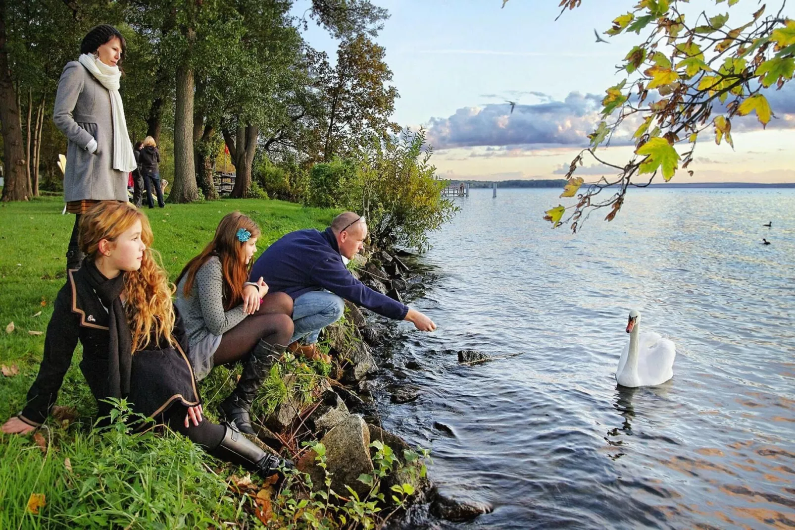 Ferienwohnung Møn im Schlosspark-Gebieden zomer 1km