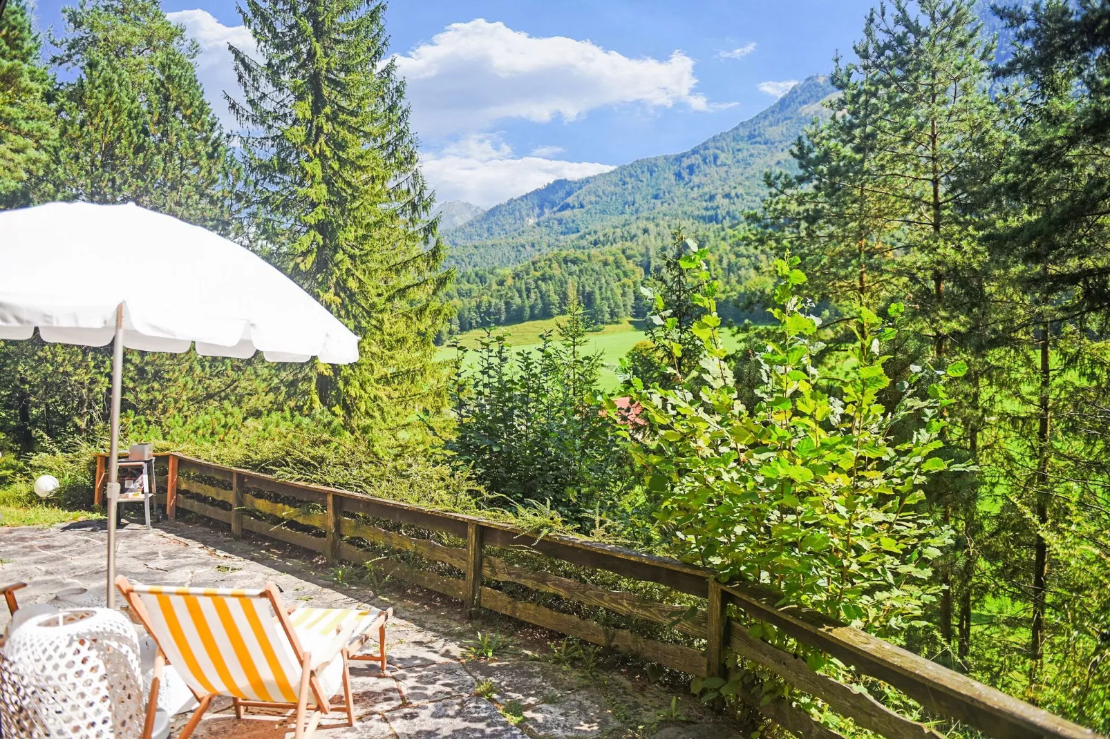 Chalet Astrid-Uitzicht zomer