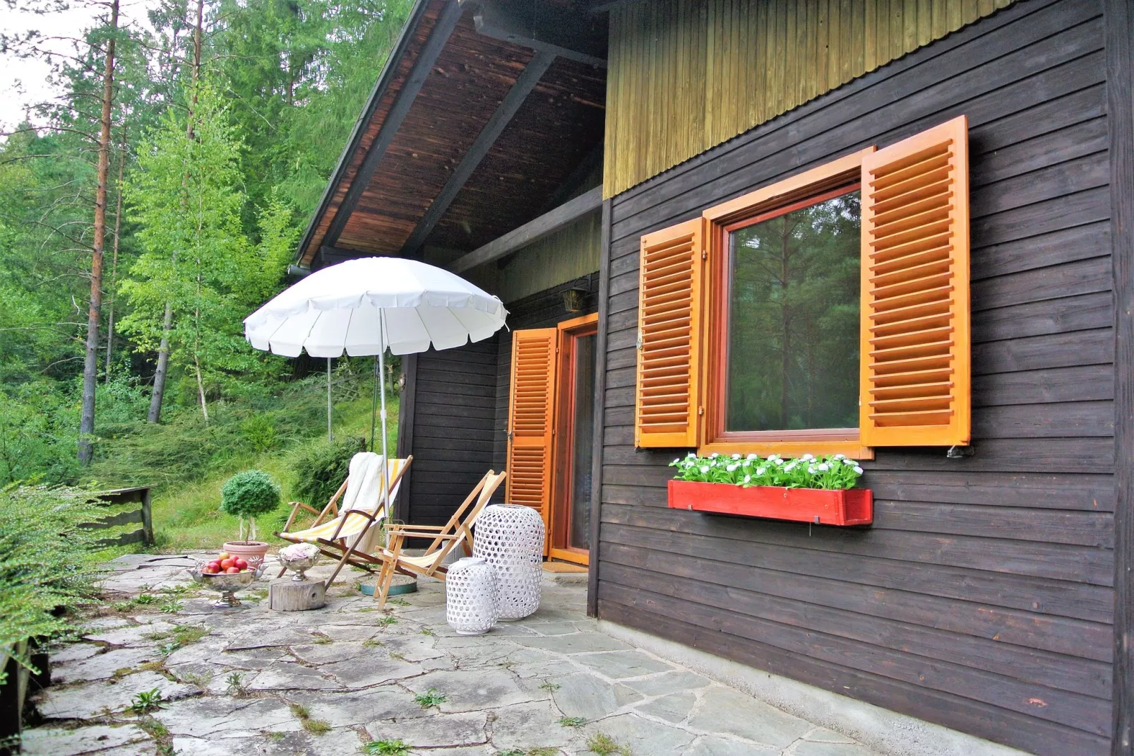 Chalet Astrid-Buitenkant zomer