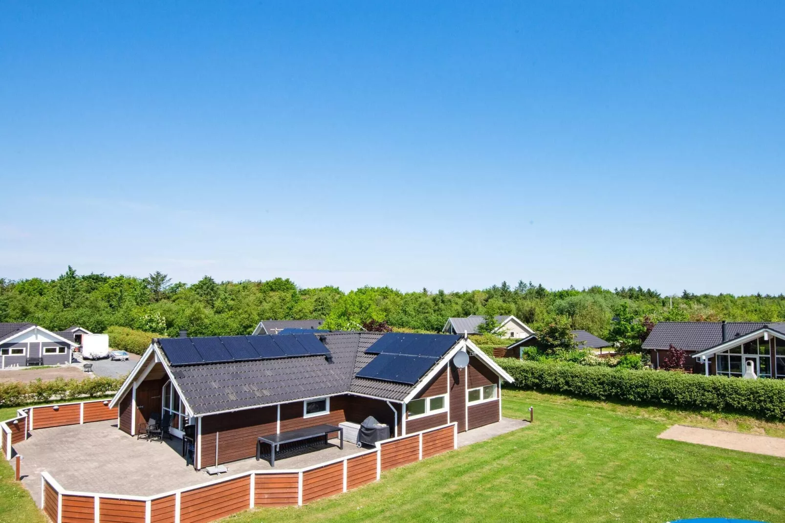 Modern vakantiehuis in Hemmet met grote sauna