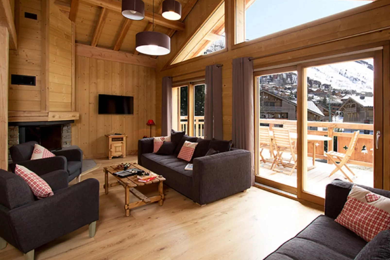 Chalet Levanna Occidentale-Woonkamer