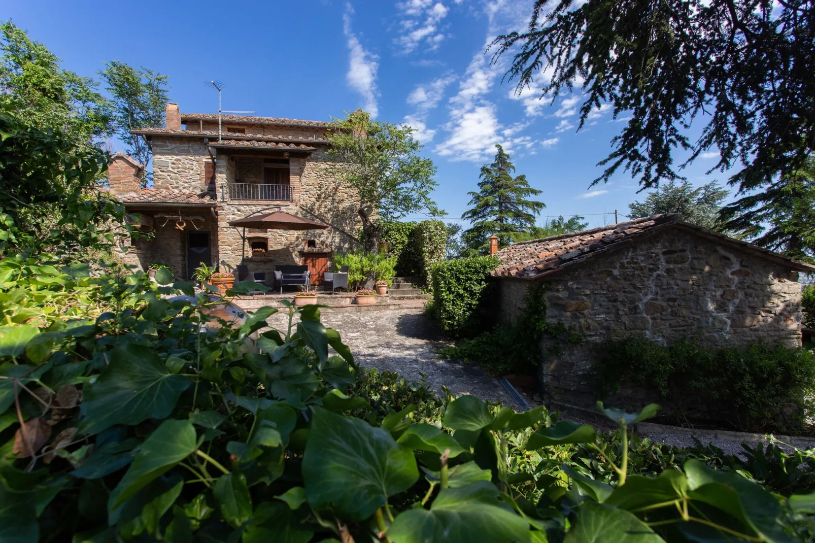 Villa i Cocciai-Buitenkant zomer