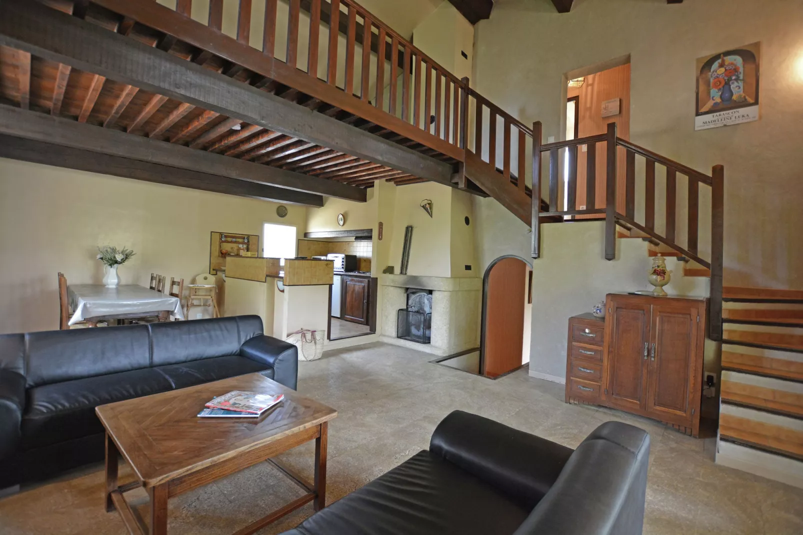 Villa des Lavandes-Woonkamer