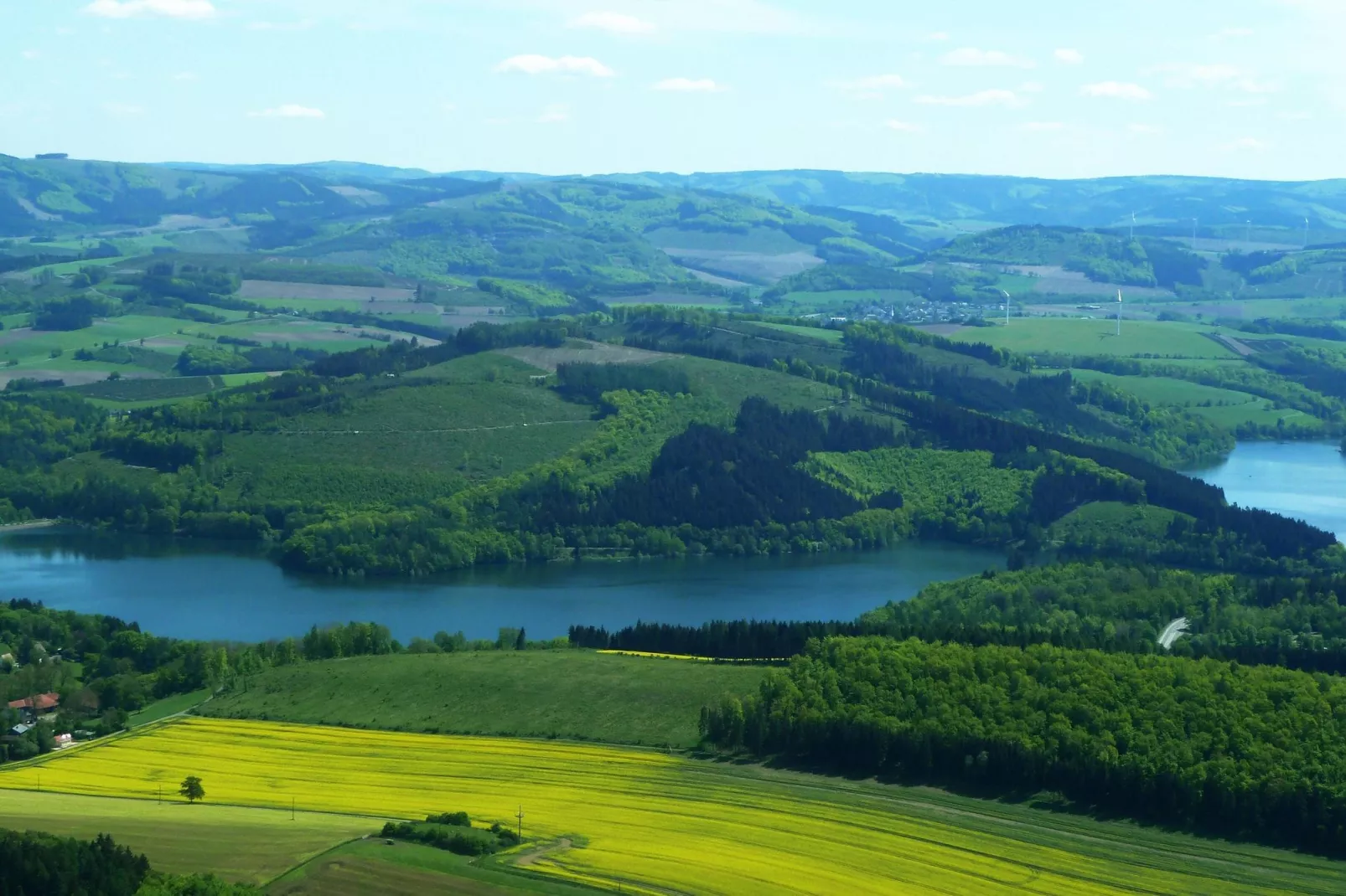 Oberkirchen-Gebieden zomer 5km