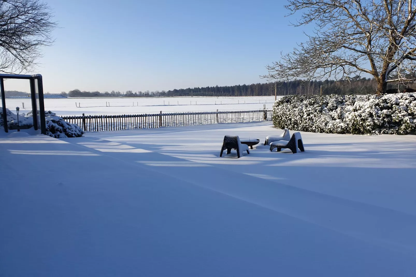 Dorpswoning De Plek-Uitzicht winter