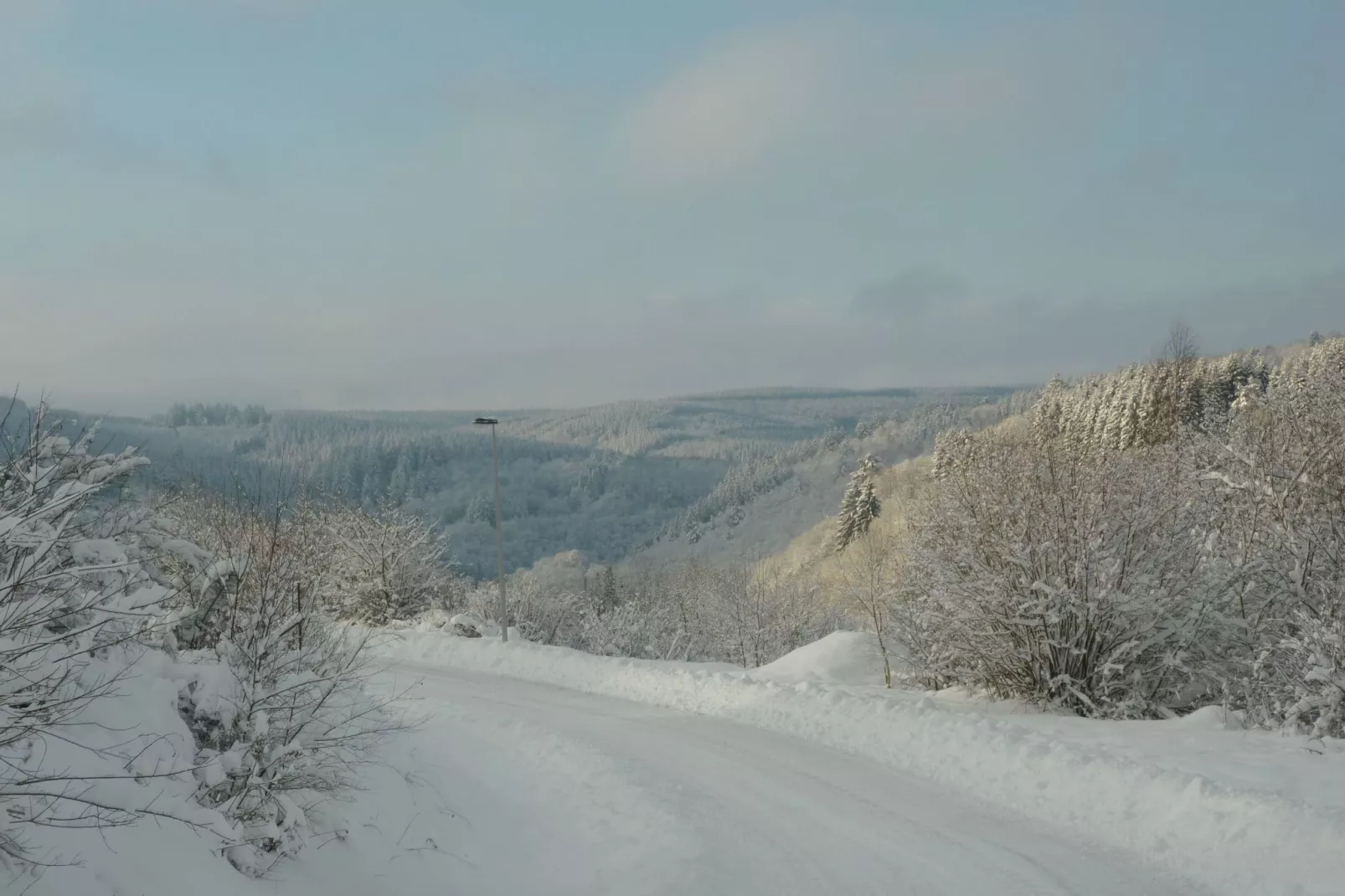 Au pied du château de Bouillon-Tuin winter