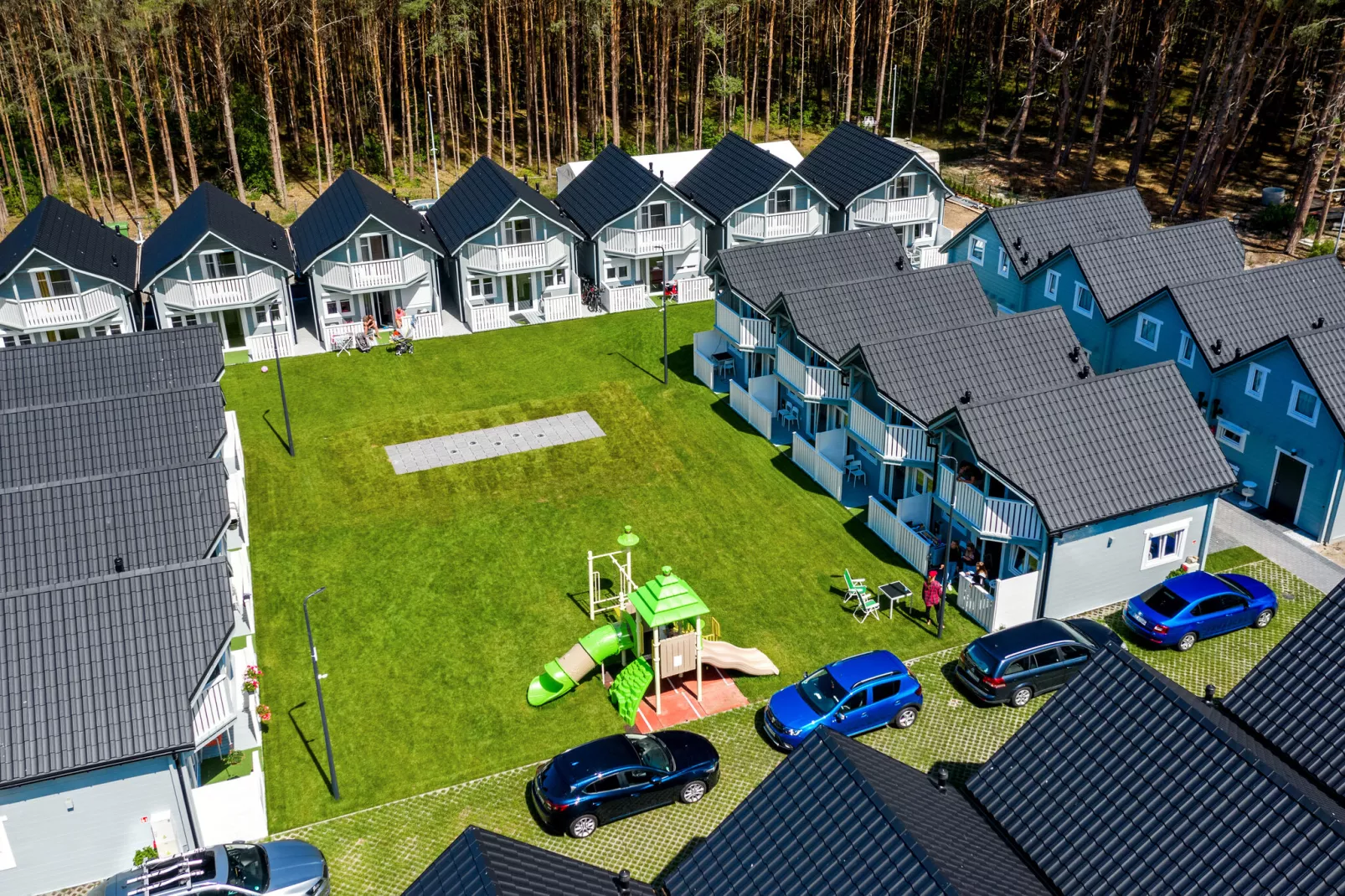 Diune Resort at the seashore in Miedzywodzie for 7 persons NIEW-Buitenkant zomer