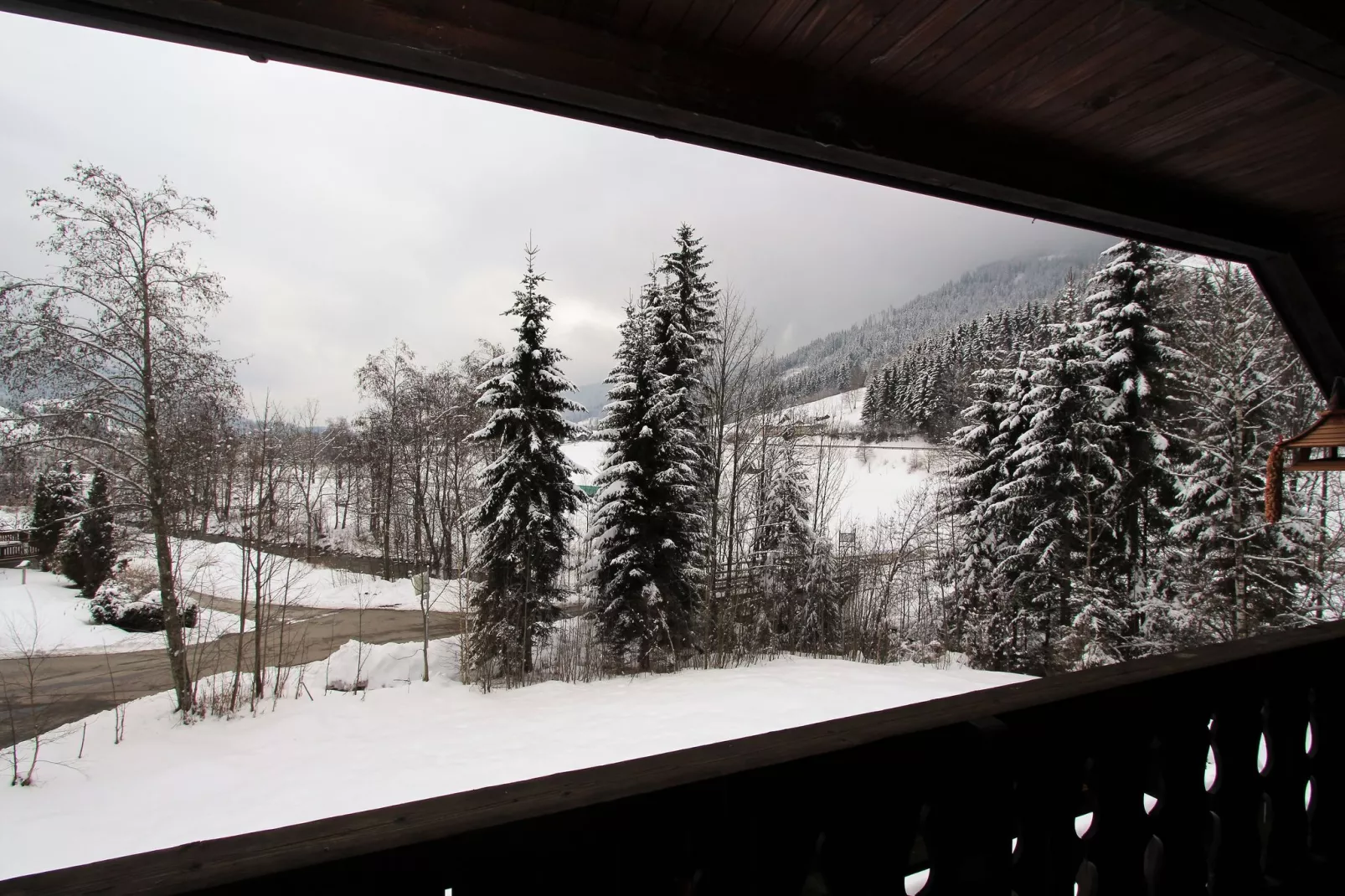 Chalet Gnesau-Uitzicht winter