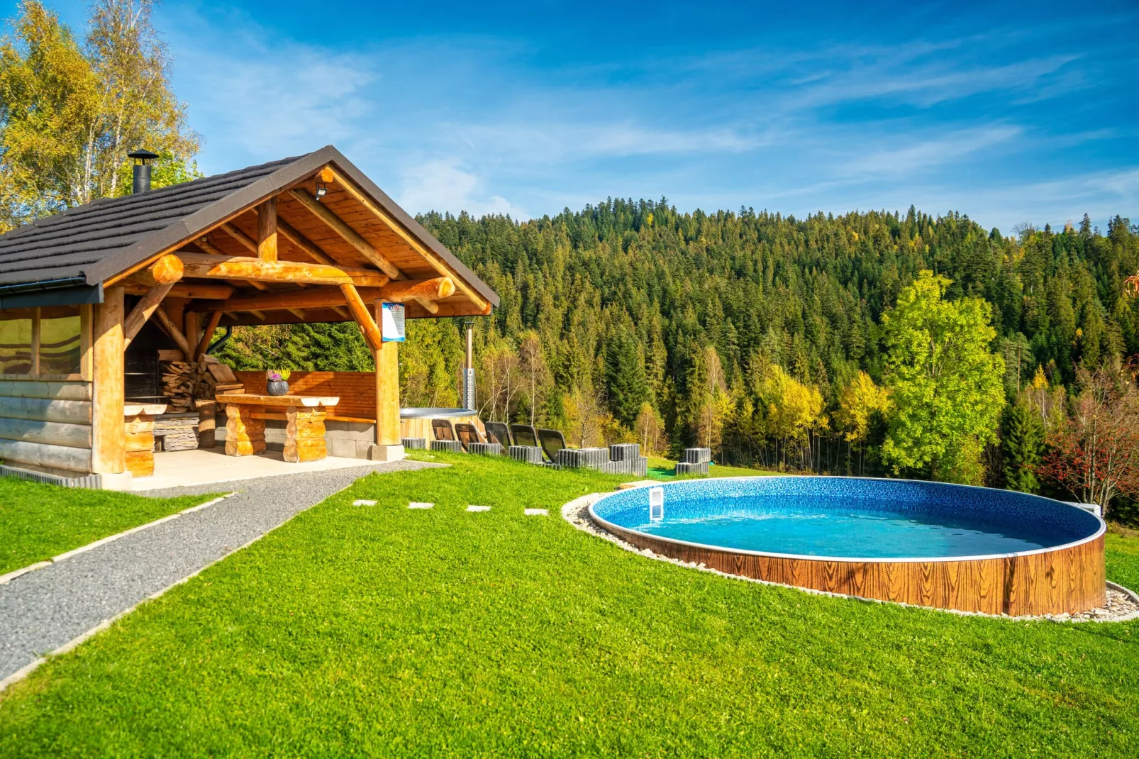 A luxury villa in the Tatra Mountains-Zwembad
