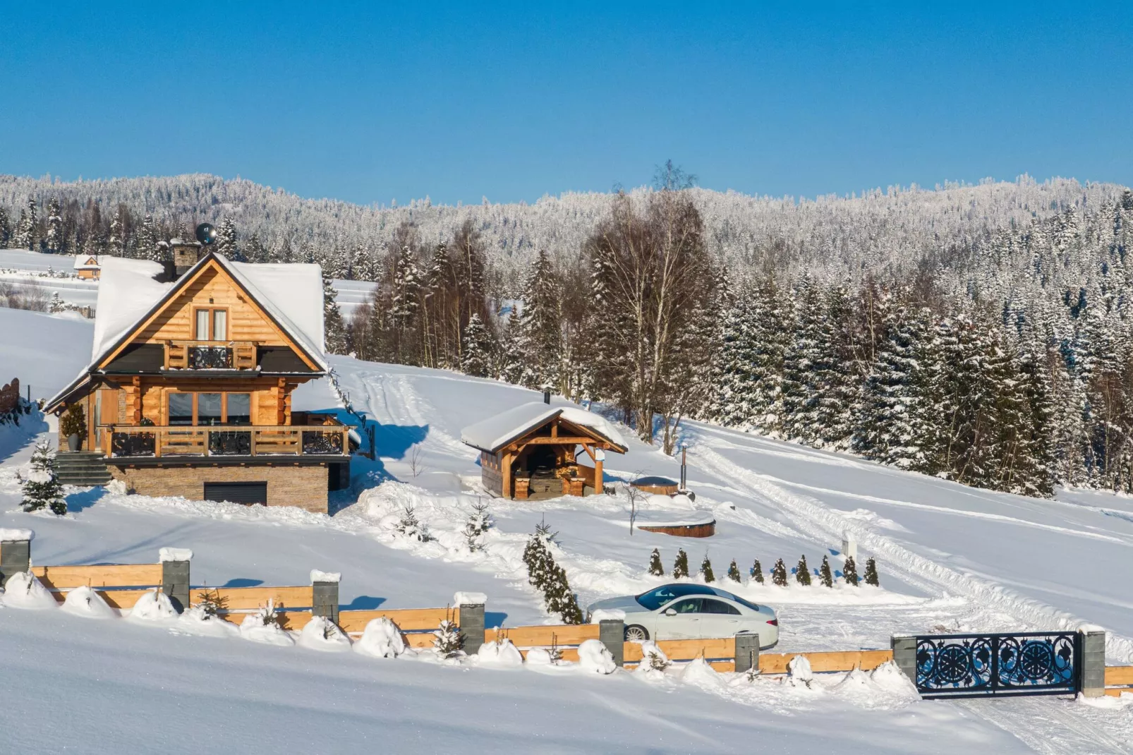 A luxury villa in the Tatra Mountains-Exterieur winter