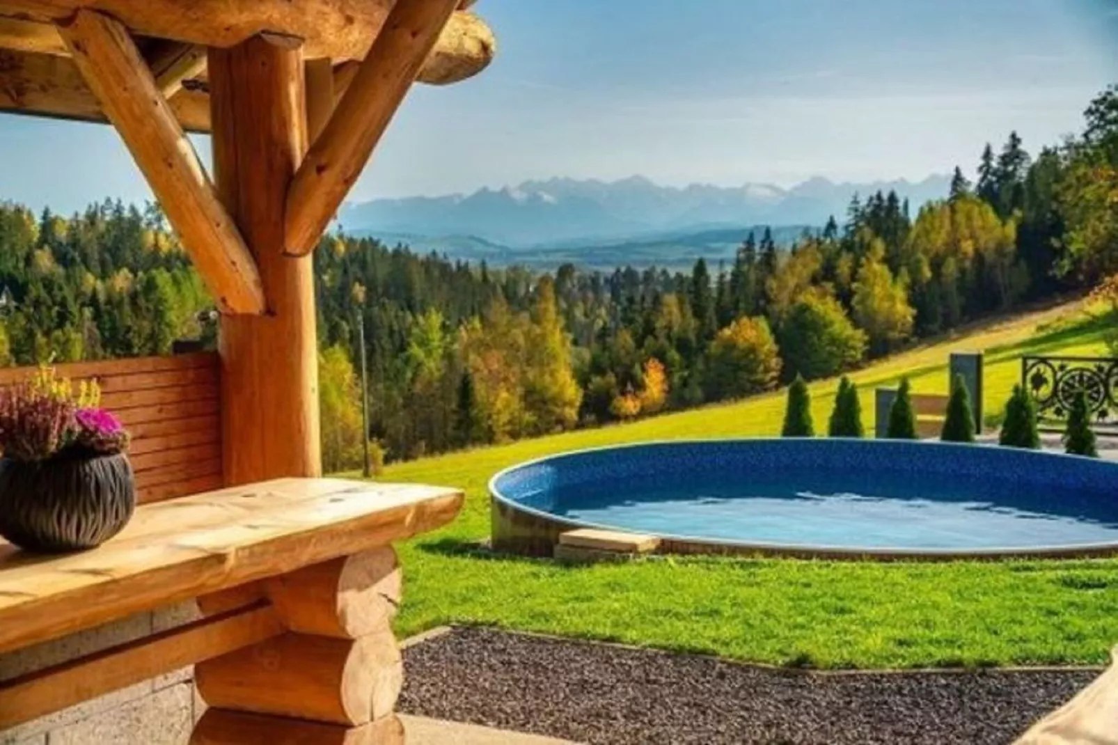 A luxury villa in the Tatra Mountains-Zwembad