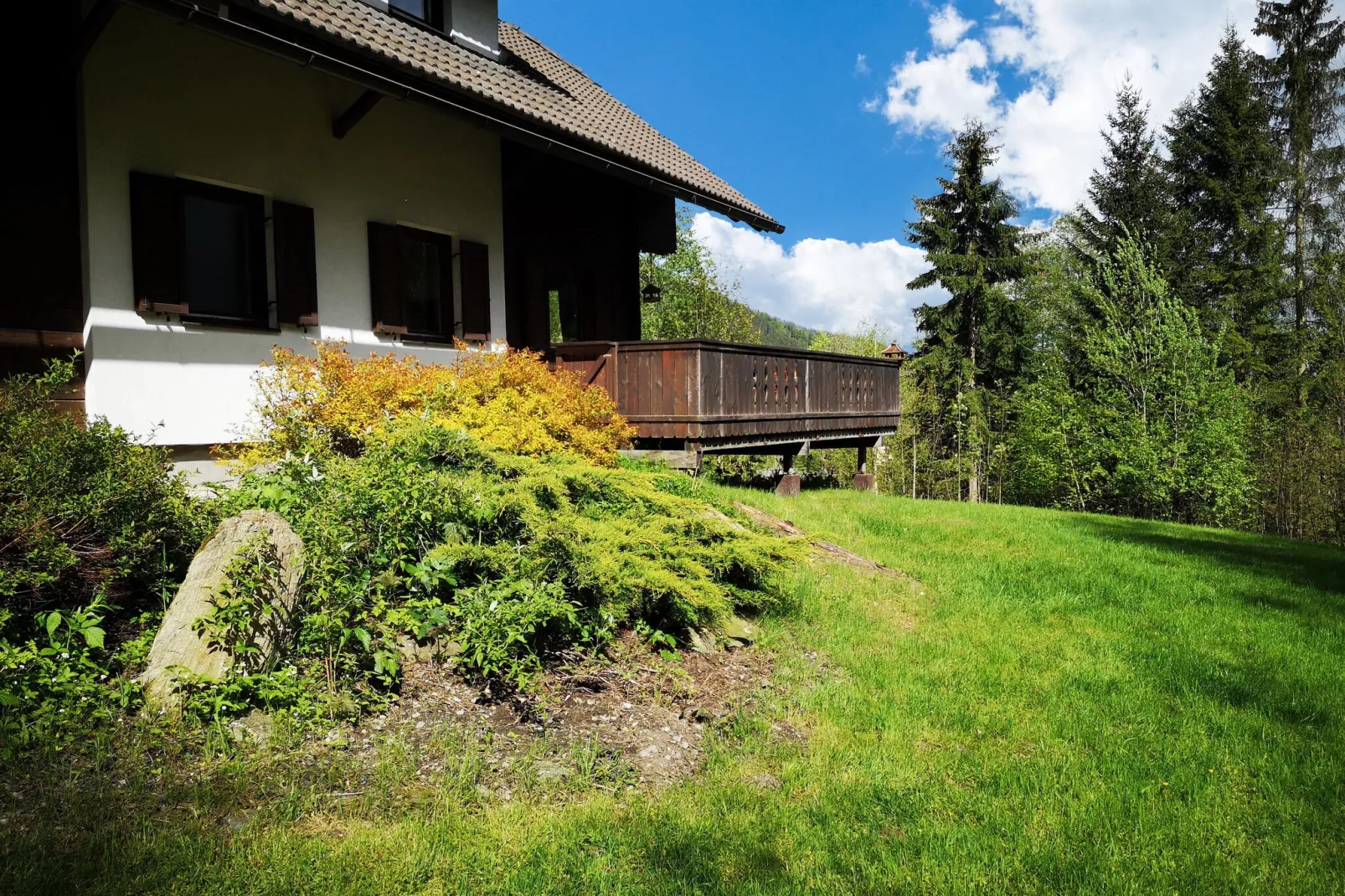 Chalet Gnesau-Tuinen zomer