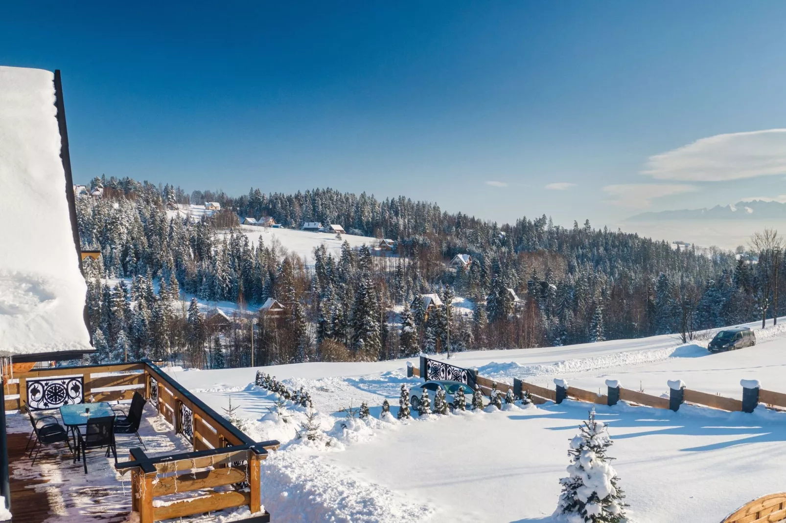 A luxury villa in the Tatra Mountains-Uitzicht winter