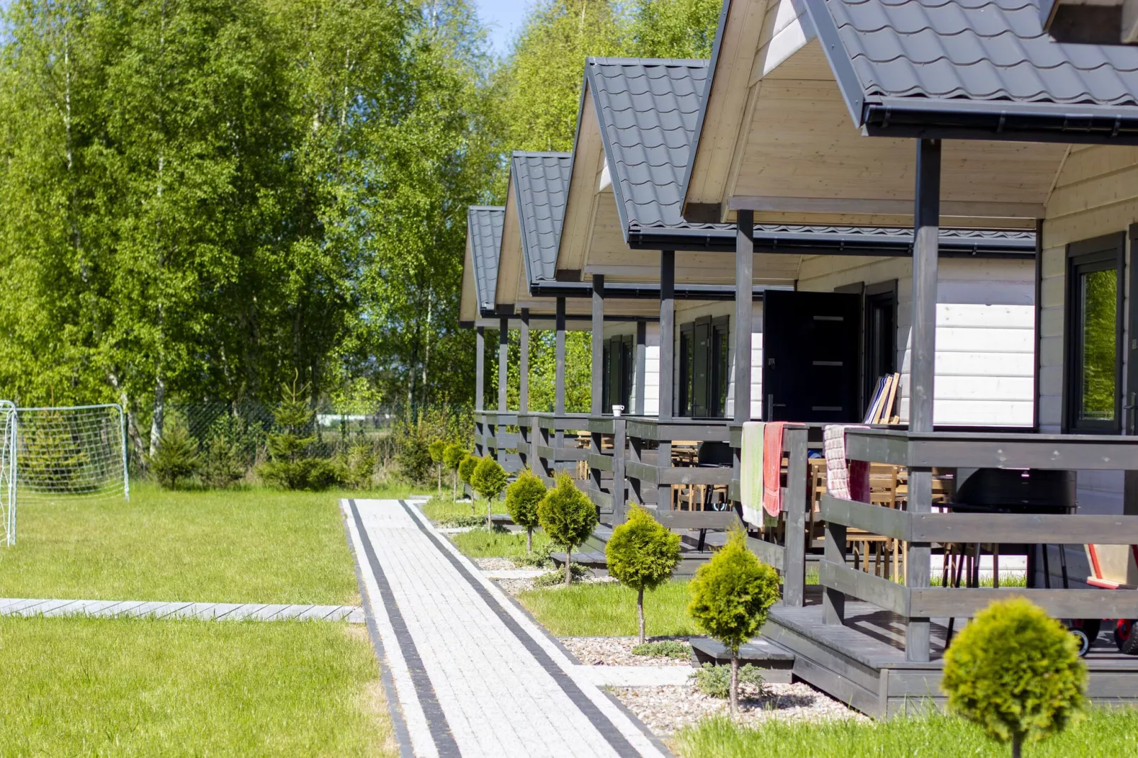 Holiday homes in Darlowo-Buitenkant zomer