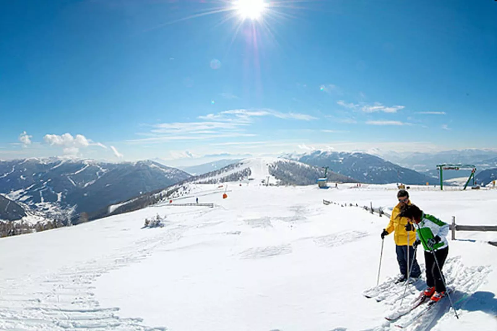 Haus Hochrindl-Gebied winter 20km