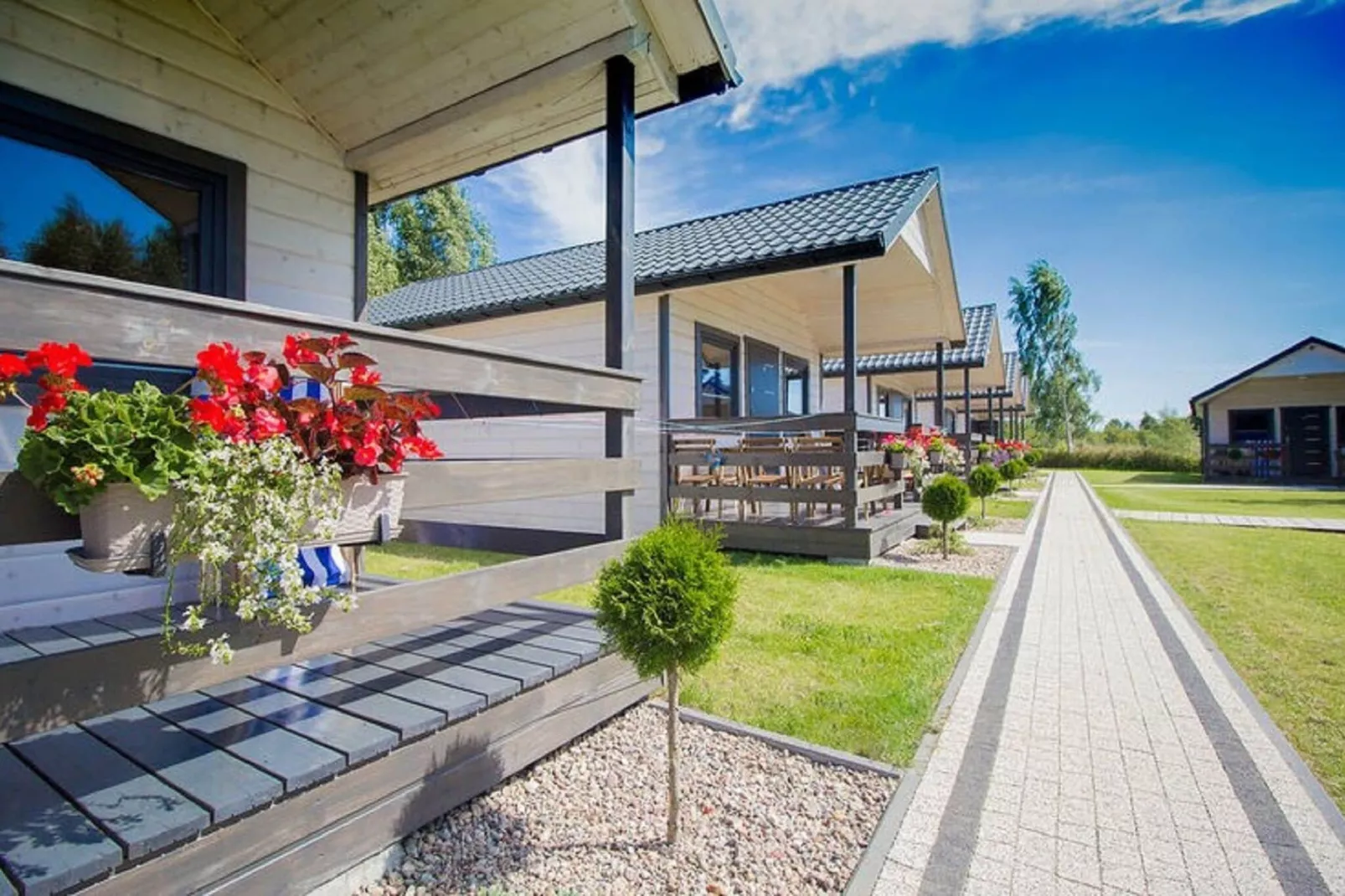 Holiday homes in Darlowo-Buitenkant zomer