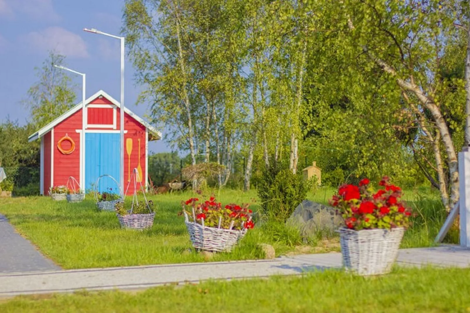 Holiday homes in Darlowo-Tuinen zomer