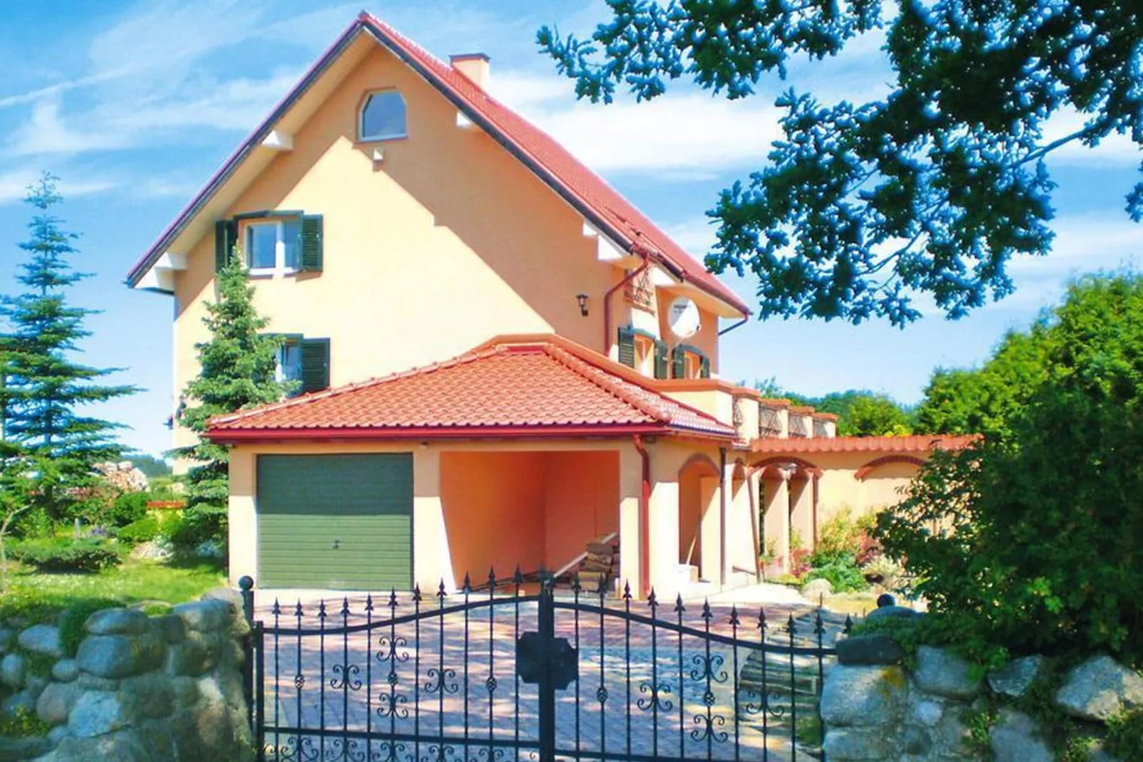 House in the kashubian village