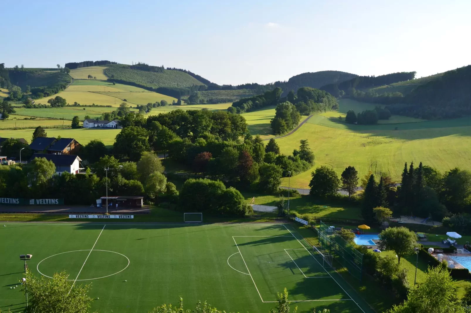 Freiblick-Gebieden zomer 1km