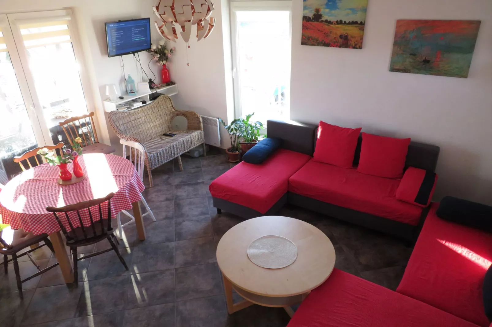 Holiday house Larch Nook-Woonkamer