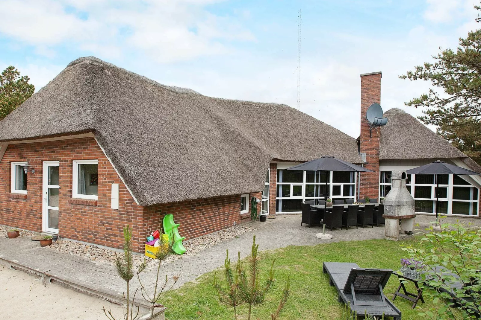 Romantische boerderij in Jutland op een rustig natuurperceel