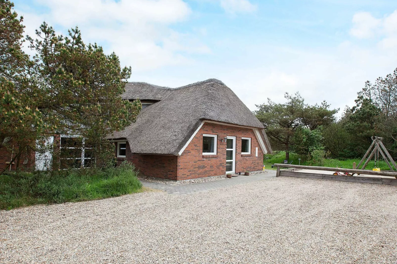 Romantische boerderij in Jutland op een rustig natuurperceel-Uitzicht