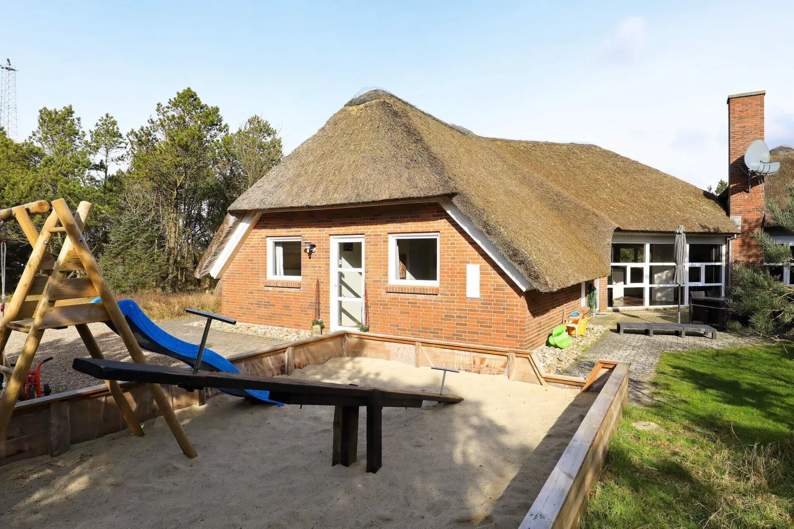 Romantische boerderij in Jutland op een rustig natuurperceel-Uitzicht