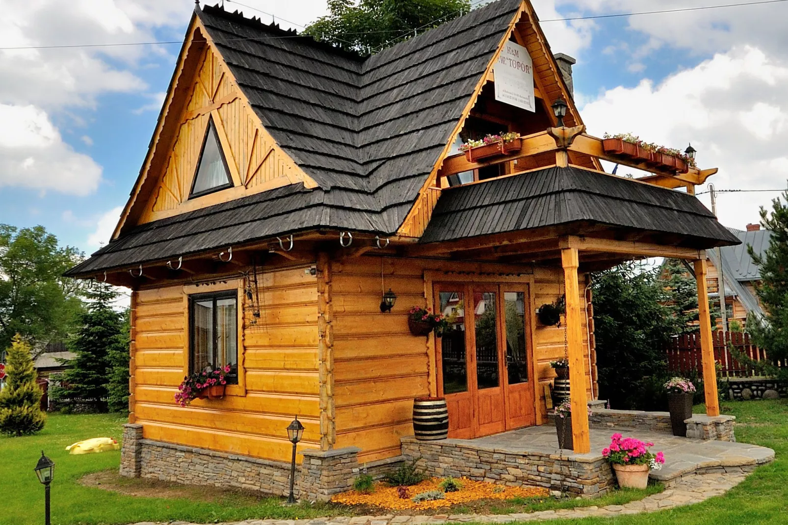 A fabulous house in the mountains