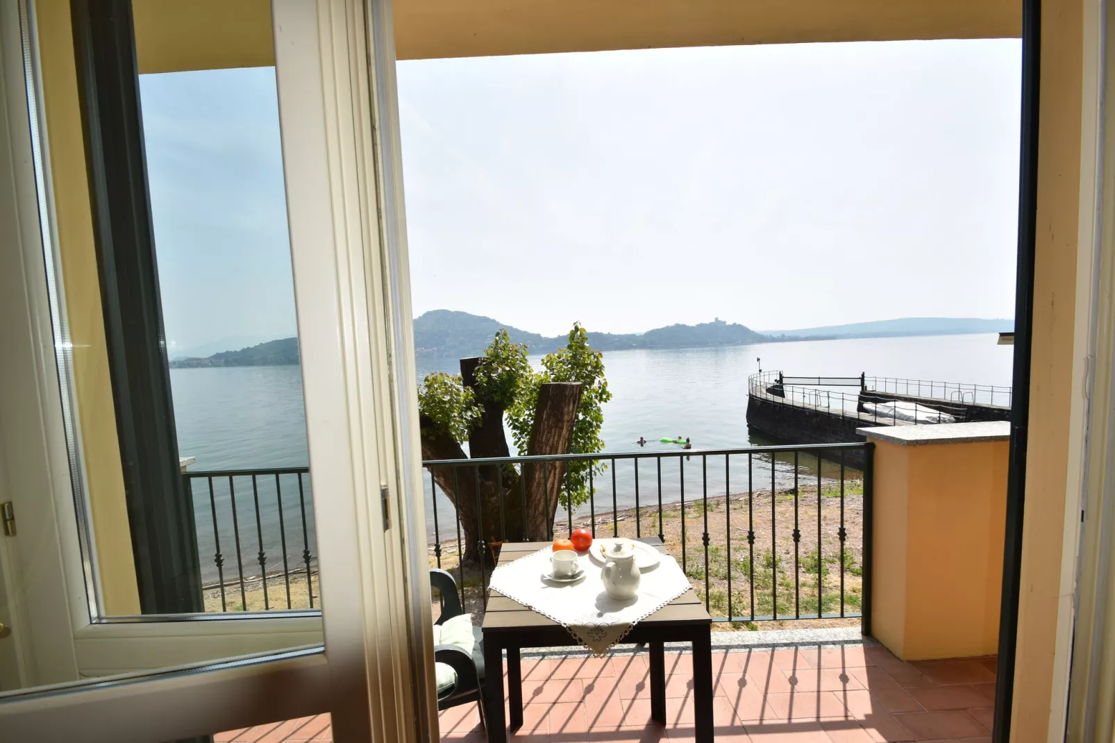 Villa Greta  - Lesa-Terrasbalkon
