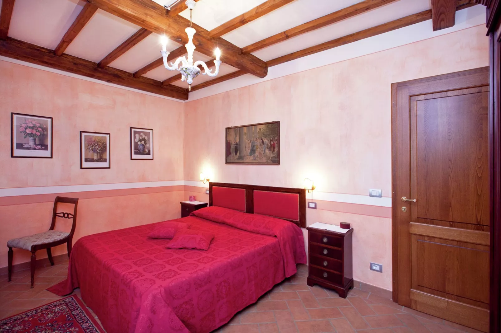 Casal Gheriglio Roseto-Slaapkamer