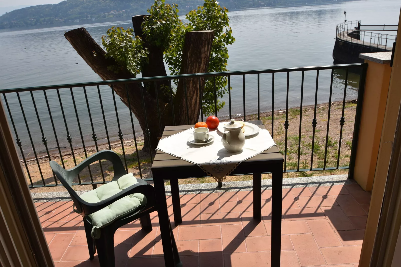 Villa Greta  - Lesa-Terrasbalkon