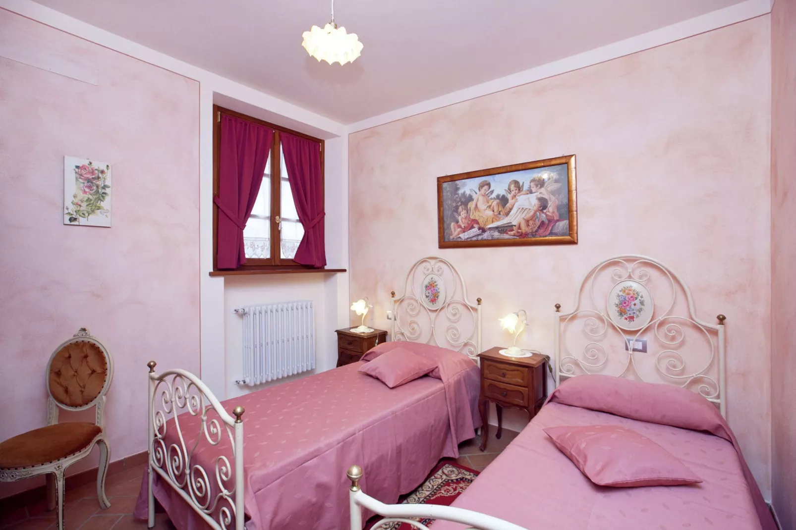 Casal Gheriglio Roseto-Slaapkamer